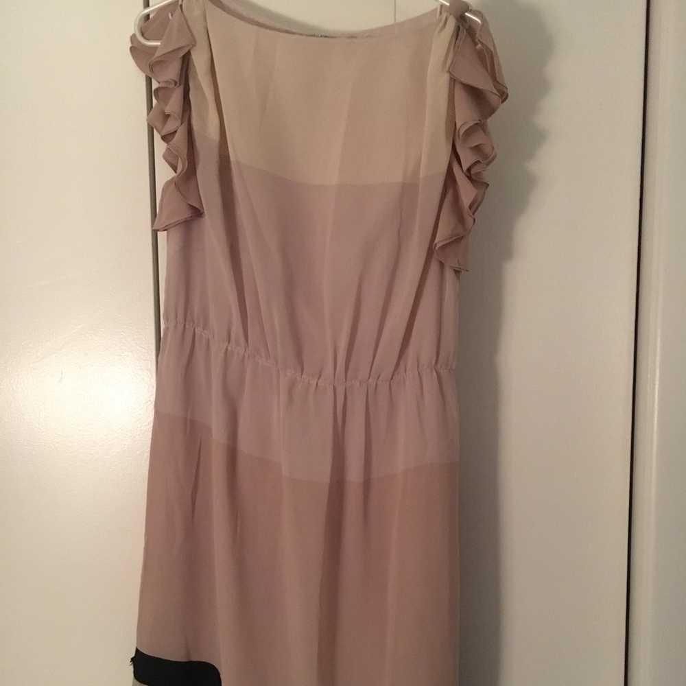 Loft ruffle sleeve dress